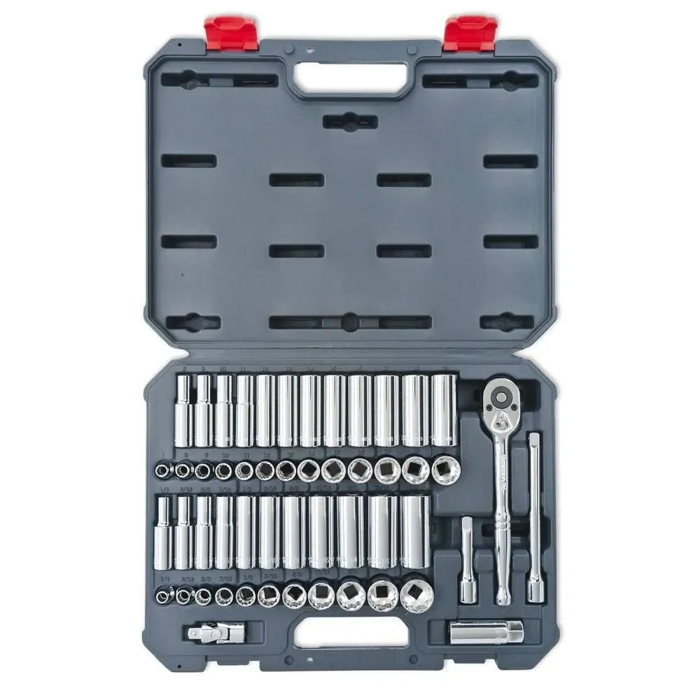 Crescent Csws10 3/8-Inch Drive Socket Wrench Set 52-Piece