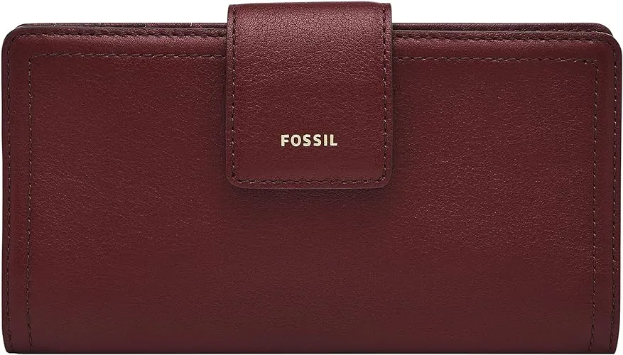 Fossil Women's Logan RFID Tab Clutch - Brown