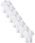 Fruit of the Loom Boys&#039; Short Sleeve White Crew T-Shirts