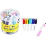 SKKSTATIONERY 36pcs Mini Dry Erase Markers with Key Ring Whiteboard Markers Marker Pens 35 Markers