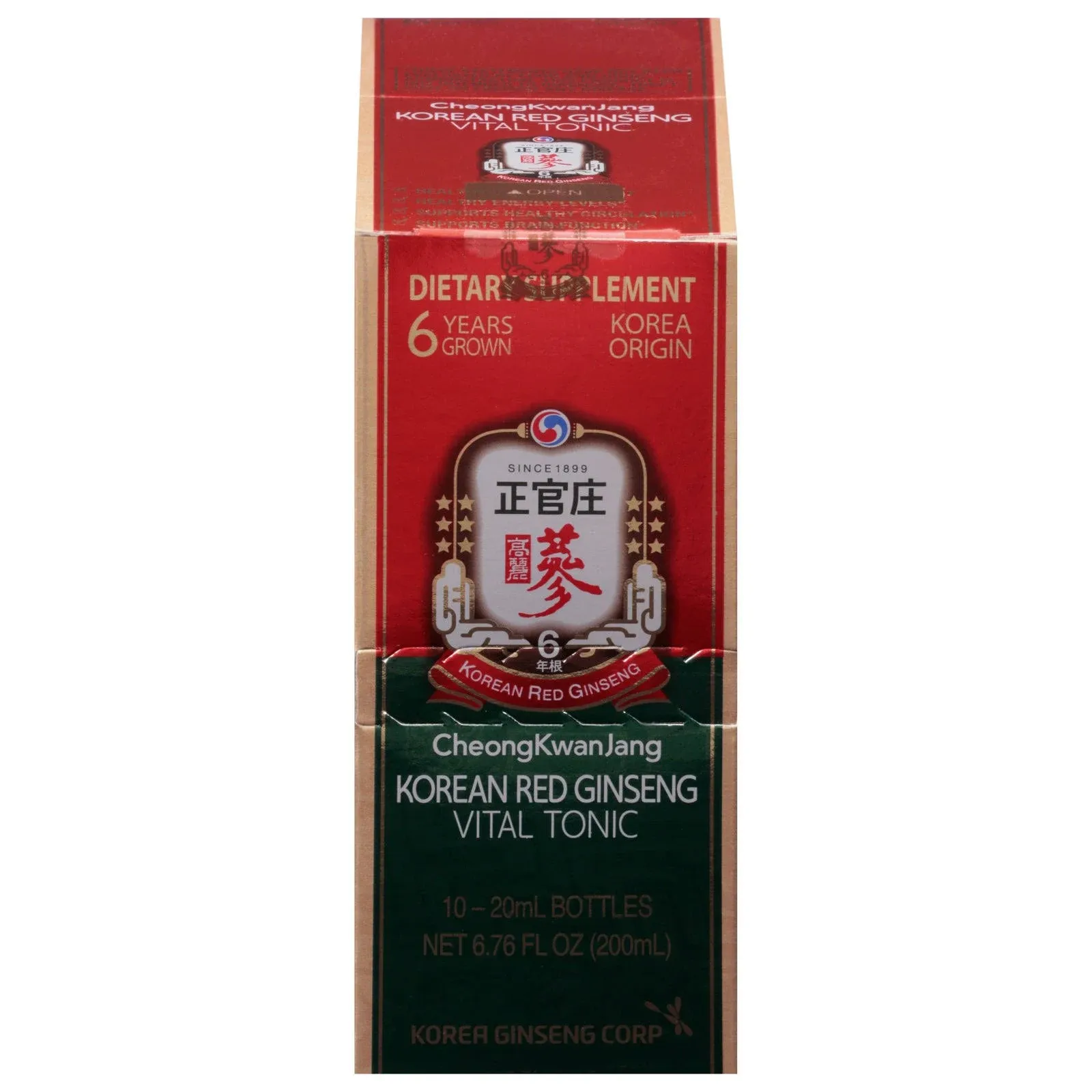 CheongKwanJang Korean Red Ginseng Vital Tonic 10 Bottles