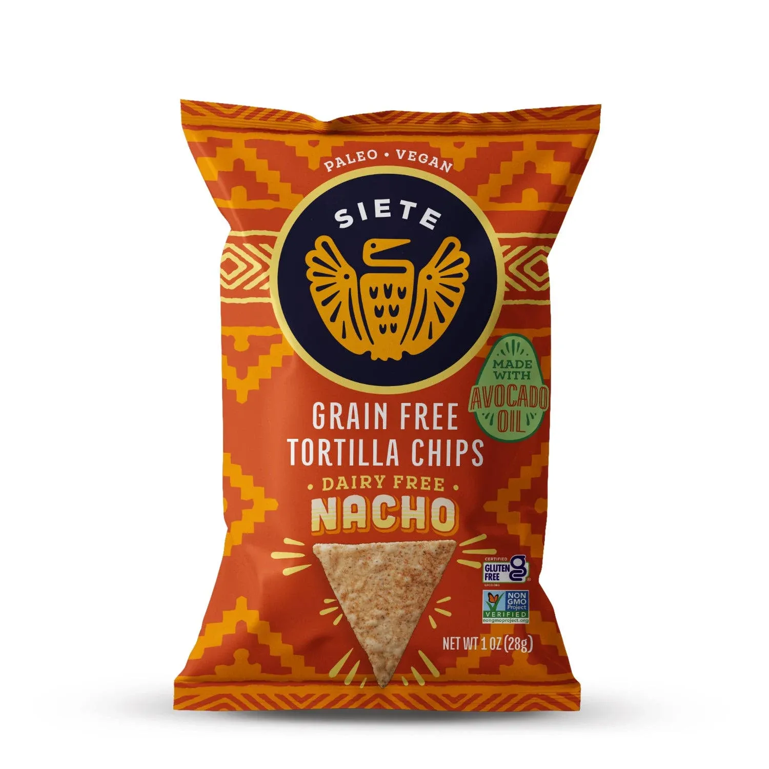 Siete Chip Tortilla Nacho 1 Oz (Pack Of 24)