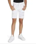 Boy&#039;s Youth Levi&#039;s White 511 Slim Stretch Distressed Ripped Shorts 