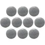 Indian Floral Pattern Vintage Grey And White Ceramic Knobs For Dresser Decorativ