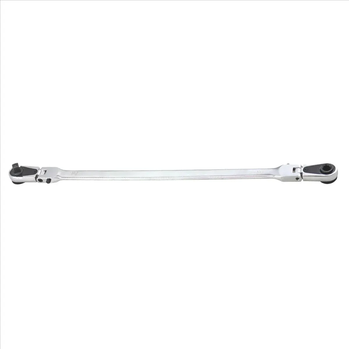 Silver Combination Stick Flexible Dual Ratchet with 1/4&#034; Square Drive &amp; Magnetic