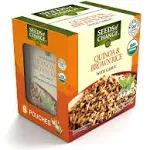 SEEDS OF CHANGE Organic Quinoa and Brown Rice with Garlic, 8.5-Ounce, 4 Count