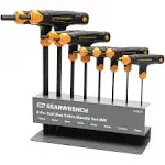 GEARWRENCH 8 Piece Metric Ball End T-Handle Hex Key Set - 83520