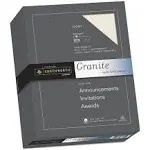 Southworth Granite Specialty Paper, 24 lb Bond Weight, 8.5 x 11, Ivory, 500/Ream