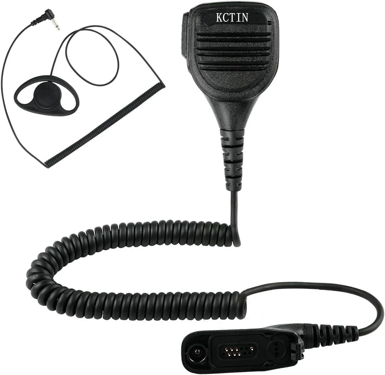 Speaker Mic for Motorola APX XIR XPR Series Walkie Talkies with 3.5mm Earpiece 