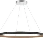 Eurofase Verdura 1-Light Black Modern/Contemporary LED Dry rated Chandelier Lowes.com