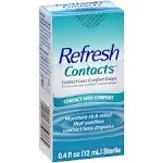 Refresh Contacts Contact Lens Comfort Moisture Drops - 0.40 oz bottle