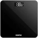 RENPHO Digital Body Weight Scale, Highly Accurate Scale for Weight, LED Display Weight Measurements, Round Corner Design, Anti-Slip, 400 lb