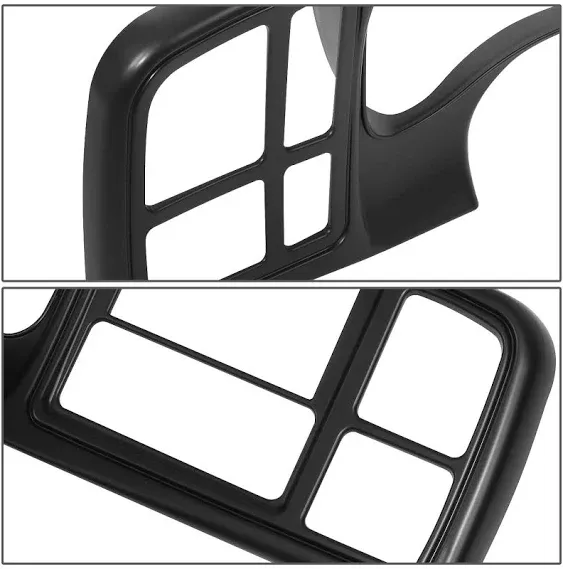 DNA Motoring ZTL-Y-0229 Black Double Din Dash Bezel Cover Set Compatible With 99-02 Escalade/Silverado/Suburban/Tahoe/Sierra/Yukon