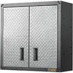 Gladiator 28 Gearbox Full-Door Garage Wall Cabinet with Shelf, Silver Tread