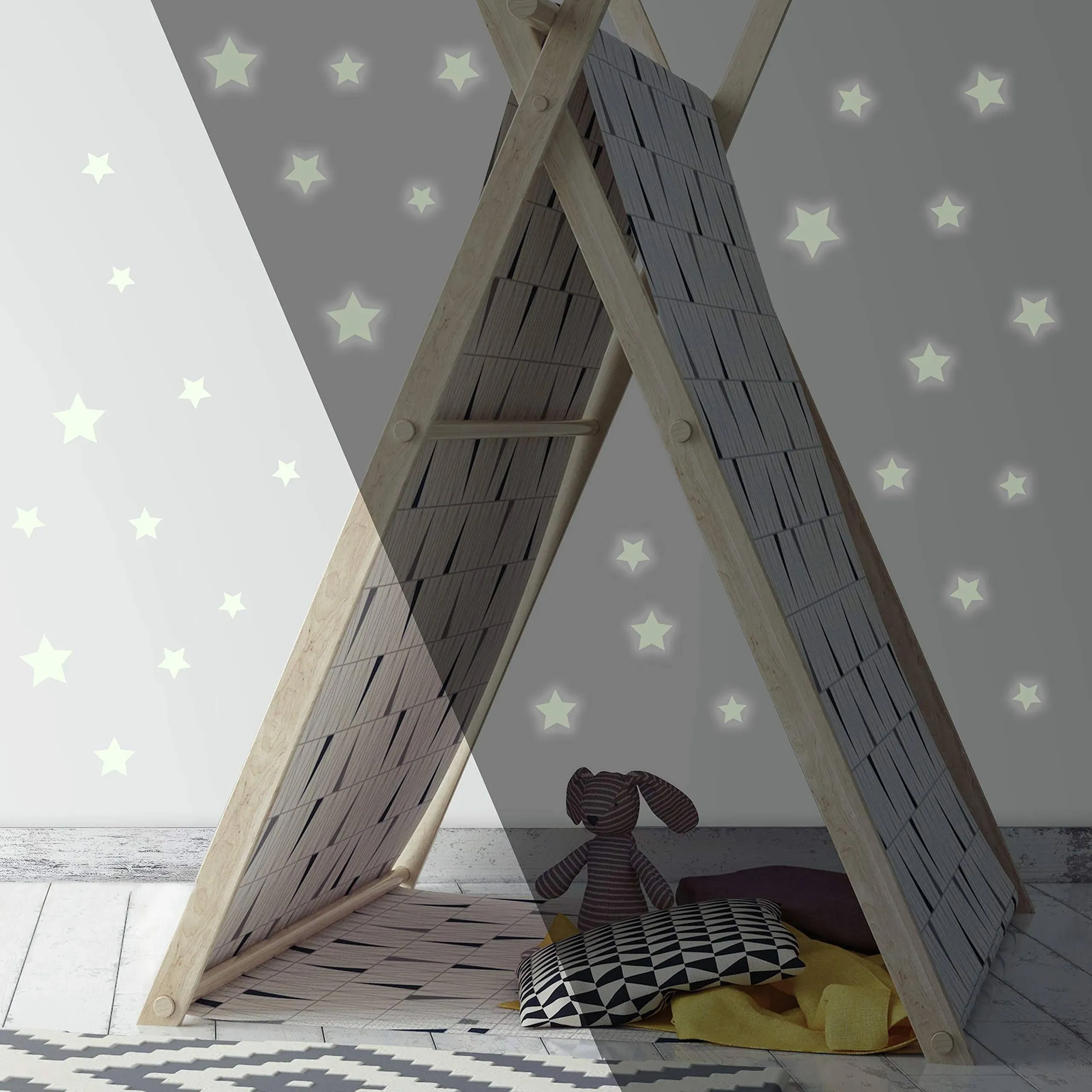 RoomMates Glow in The Dark Stars Peel and Stick Wall Decals