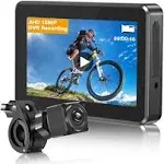 ATOVANKA Bike Rear View Camera with Record, 4.3&#034; HD 1080P Monitor Bike Camera...