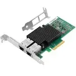 10Gb PCI-E NIC Network Card for Intel X550-T2, 1GbE/2.5GbE/5G<wbr/>bE/10GbE Copper ...