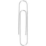 Universal Smooth Paper Clips, Jumbo, Silver, 100/Box, 10 Boxes/Pack