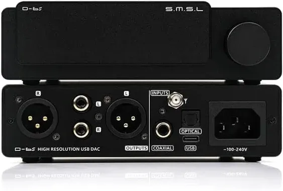 S.M.S.L D-6s MQA MQA-CD ES9039Q2M Bluetooth Decoder XU316 D6s DAC with Remote Control