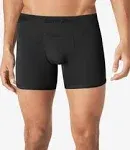 Tommy John Men's Second Skin Trunks, Black, Medium