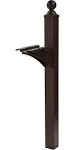 Landover Aluminum Mailbox Post, Venetian Bronze