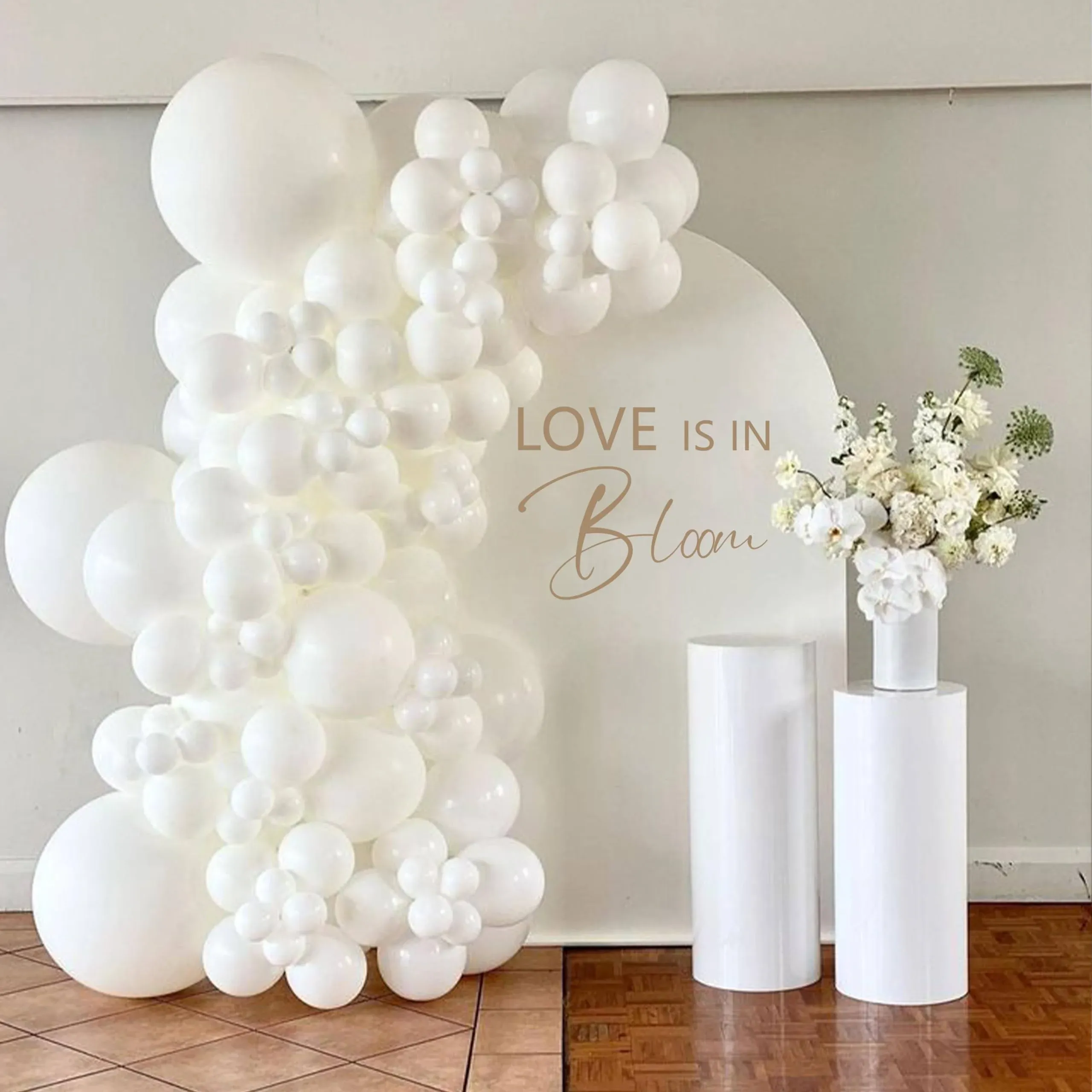 Love is in Bloom Bridal Shower Party Decal Sign - Bridal Shower Engagement Va...