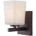 Hartley, Ivl472A01Orb, One Light Vanity, Flat Opal Glass, 100W Type A,