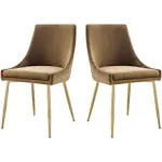 Modway Viscount Performance Velvet Dining Chairs