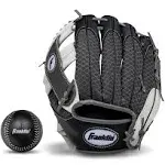 Franklin S9.5-inch Teeball Baseball Black/ Graphite/ White Lefty (throws left)