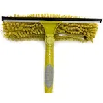 DocaPole Window Squeegee and Scrubber Combo Attachment, 3 Squeegee Blades Included, Compatible with Any DocaPole