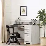 South Shore Versa Computer Desk with Hutch