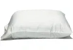 The Giant Pillowcase - Extra Large Extra Tall Pillowcases. 100% Microfiber. 2-Pack (White, King 25Wx43L) Fits Even The Fluffiest Pillows Including