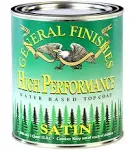 General Finishes High Performance Water Based Topcoat Satin Gallon