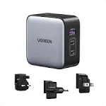 Ugreen Fast Charger Gan USB/2xUSB C 65W Adapter Eu/UK / US Black