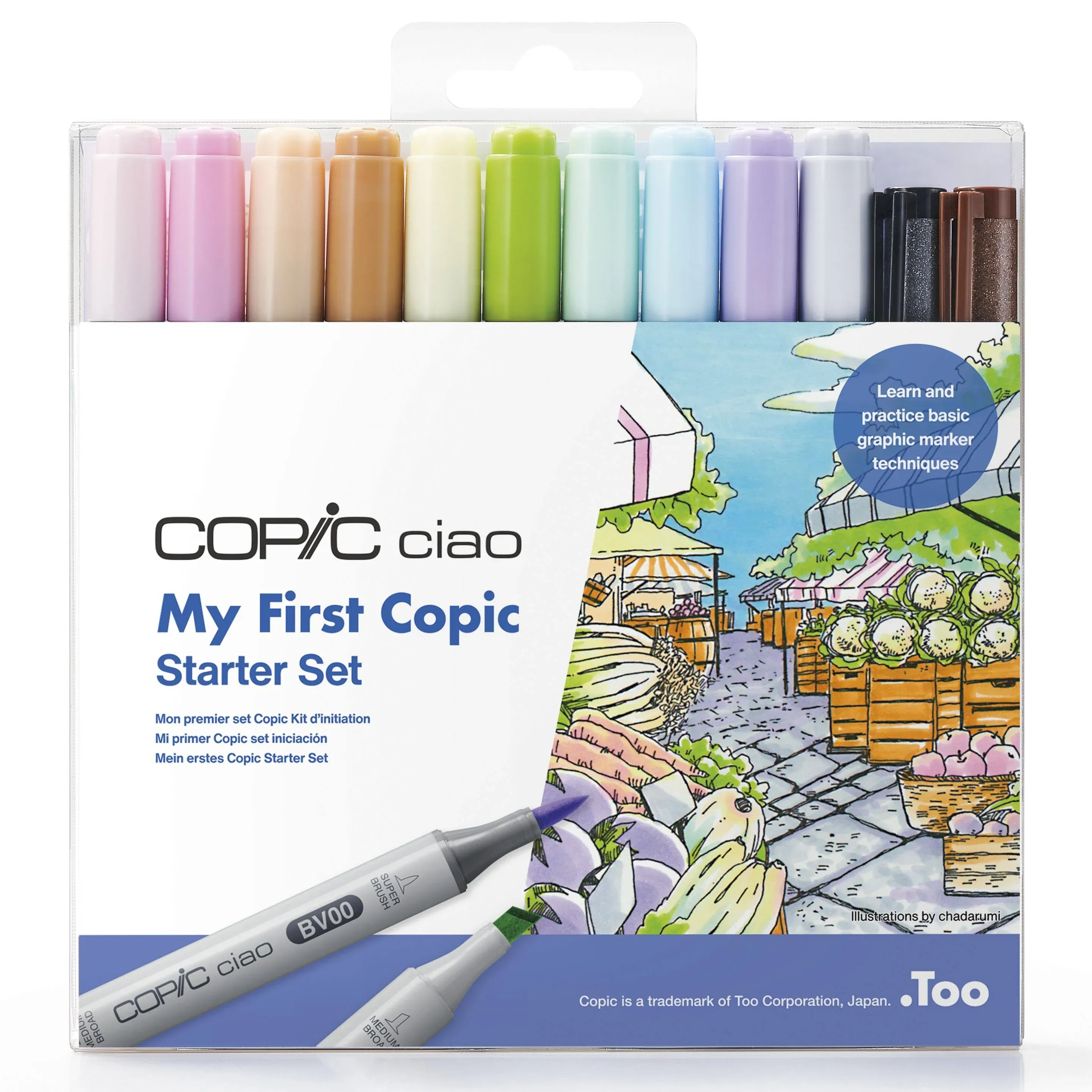 Copic - Ciao - My First Copic - 12 Pieces Starter Set