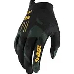 100% iTrack Gloves Sentinel Black - Medium