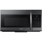 30 in. W 1.7 cu. ft. Over the Range Microwave in Fingerprint Resistant Black Stainless Steel