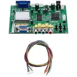 Mcbazel Arcade Game RGB/CGA/EGA to VGA HD Game Video Output Converter Board for Arcade Game Monitor to CRT LCD PDP Projector