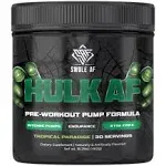 Swole AF Hulk AF Stimulant Free Preworkout Pump Formula 4 Flavors Brand New