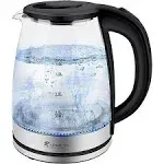 1.8L RAINBEAN Electric Kettle - LED, Auto Shut-Off, Glass &amp; Stainless Steel