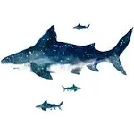 RoomMates RMK4014GM Shark Peel and Stick Giant Wall Decals