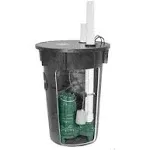 Zoeller Simplex 0.5 HP Sewage Pump System with Basin 912-0010