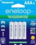 Panasonic Eneloop AAA 800mah Rechargeable Batteries