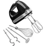 KitchenAid - 9-Speed Hand Mixer - Onyx Black