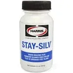 Stay-Silv Brazing Soldering Flux 0.27 lb Jar, White Silver Solder Equipme