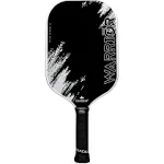 Diadem Warrior V2 Pickleball Paddle – Liquid Carbon Fiber Edgeless Design, Etched Face for Lasting Spin, 19MM Thick, 3 Layer Construction