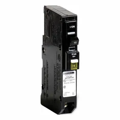 Square D QO 15 Amp Single-Pole Plug-On Neutral Combination Arc Fault Circuit Breaker (6-Pack) QO115PCAFIC6