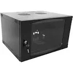 6U WALL MOUNT IT NETWORK SERVER Data CABINET 19" 450MM DEEP  DOOR/PANEL LOCKS  | eBay