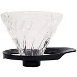 Hario V60 Coffee Dripper Glass 02 Black