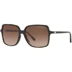 Michael Kors MK2098U 378113 Brown Tortoise Isle Of Palms Square Sunglasses...